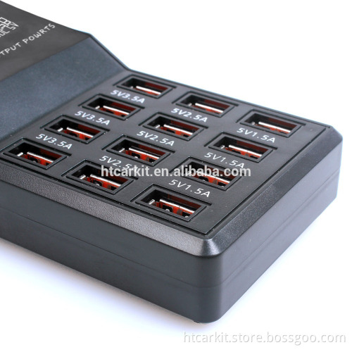 12Port Usb Hub with Power Switch for Mobile Phone with Fast